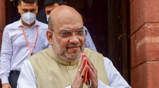 Amit Shah is in Meghalaya on a two-day visit to meet with the chief ministers of the seven Northeastern states