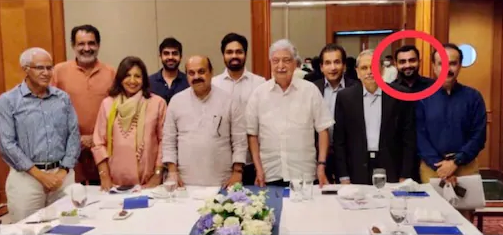 Official Meet Photo of K’taka CM Bommai’s Son Raises Eyebrows, Cong Questions ‘Dynastic Politics’