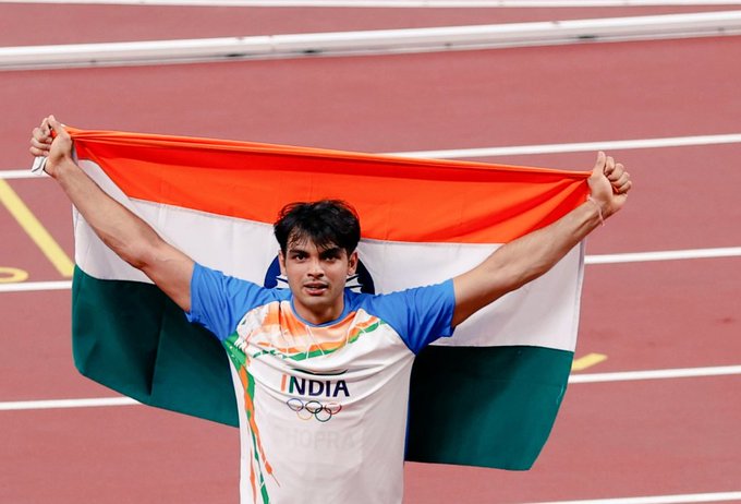 Olympic champion Neeraj Chopra attends Independence Day celebrations, Said Its an honour